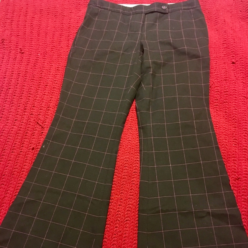 The limited plaid dress pants —worn once